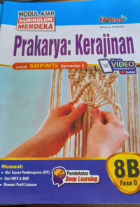 Image of Prakarya Kerajinan untuk SMP Kelas 8B Semester 2