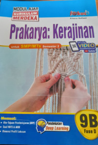 Image of Prakarya Kerajinan untuk SMP Kelas 9B Semester 2